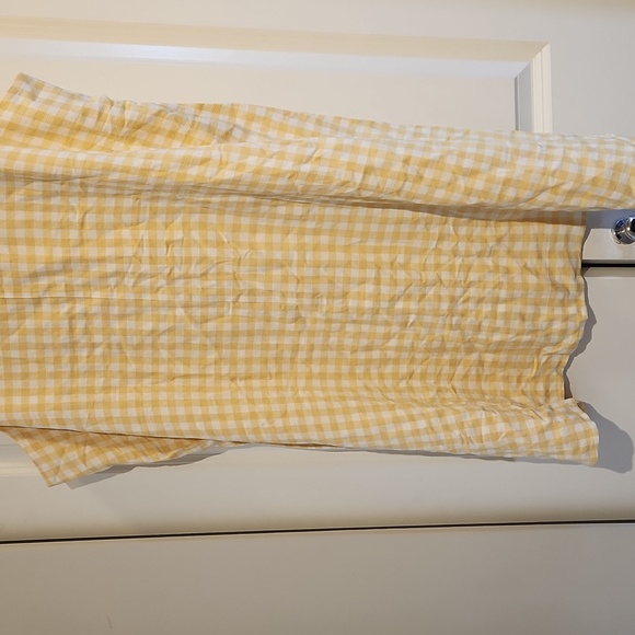 Plaid Yellow Sundress - Picture 2 of 4